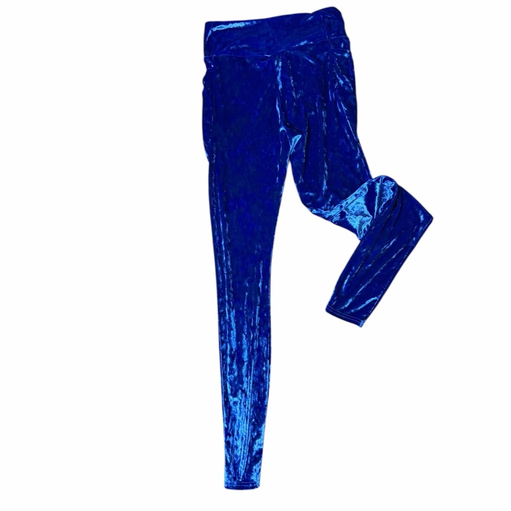Fabletics Blue Velvet Leggings
